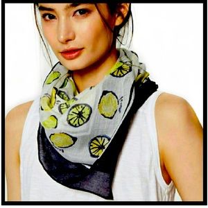 3 for $10 LOFT Lemon Lime Scarf